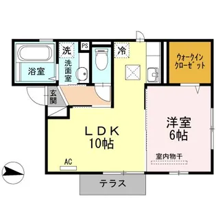 サンヒルズ白山【1階】の間取り