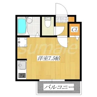 ユーハコート浮間舟渡【3階】の間取り
