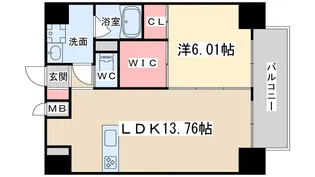 En Nakazaki【9階】の間取り
