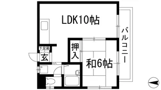 サンハイツタダ【2階】の間取り