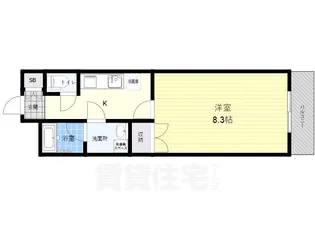 ハイツけやき7番館【3階】の間取り