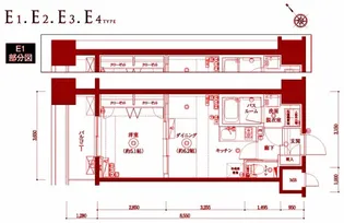 ZOOM横浜SQUARE【8階】の間取り