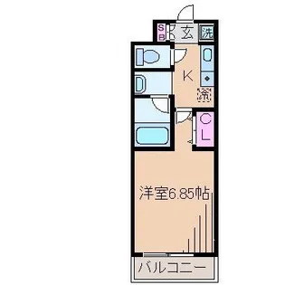 タウンハウス日吉K【1階】の間取り
