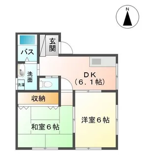 メゾン光町【2階】の間取り
