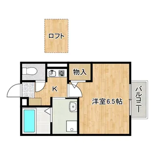 フローラ岡本A棟【2階】の間取り