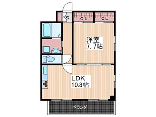 ブリスベン【3階】の間取り