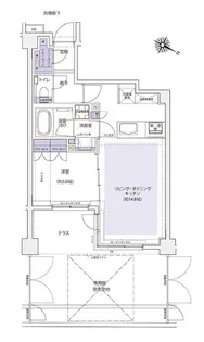 KDXレジデンス横濱紅葉坂【1階】の間取り