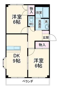 クレールICHIKAWA【1階】の間取り