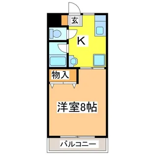 リバーサイド福村 II【3階】の間取り