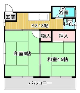 泉コーポ202【2階】の間取り