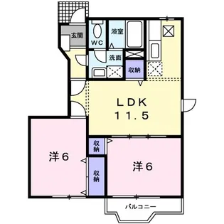 ガーデンハウスKi【1階】の間取り