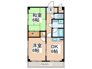サンステ-ジ21の間取り
