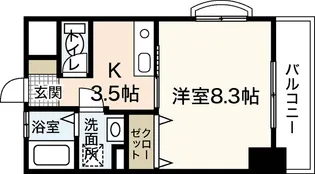 N・S白島ビル【3階】の間取り