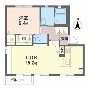 グリーンメゾンII【2階】の間取り