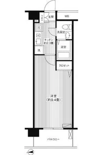 ル・ポローニア【6階】の間取り