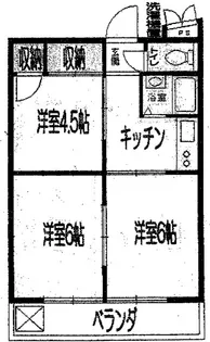 相模が丘アイランドハイツ【3階】の間取り