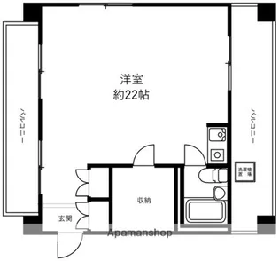 カーサ西浅草【7階】の間取り