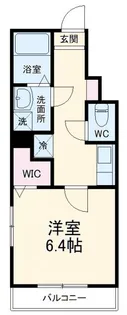 メルディア野田A【1階】の間取り