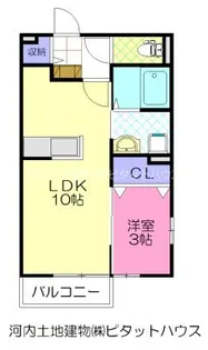 エターナル D【1階】の間取り