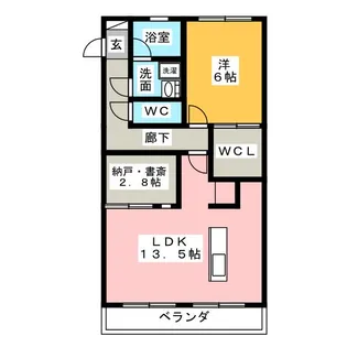 メゾン辻山【1階】の間取り