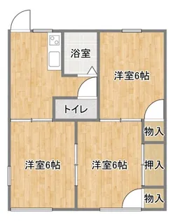 サニーハイツ【2階】の間取り