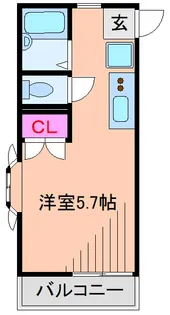ジュネスコープ綱島台【2階】の間取り