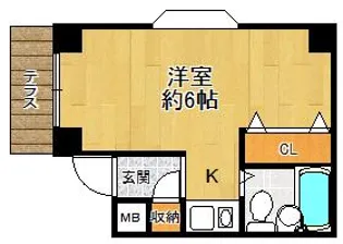 メゾン段上【1階】の間取り