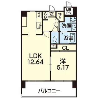 セリジェ クレール【2階】の間取り
