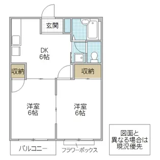 エルディム泉【2階】の間取り