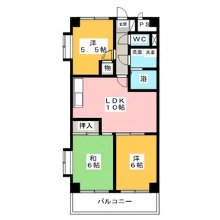 エクセル メゾン【1階】の間取り