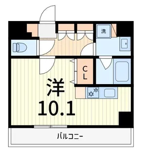 RELUXIA千住大橋【5階】の間取り