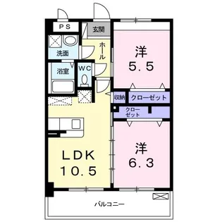 フリーデ N【4階】の間取り
