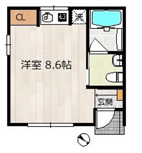 Second in Road (セカンド イン ロード)【1階】の間取り