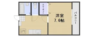フロントステーション西川原【3階】の間取り