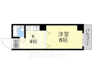 PLAZA船越【4階】の間取り