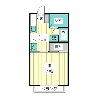 アーバンアオヤマ【3階】の間取り