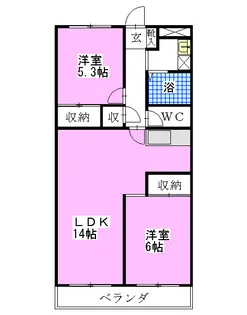 リアライズ市川原木【1階】の間取り