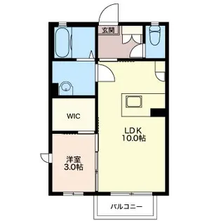 ウインドヒル B【1階】の間取り