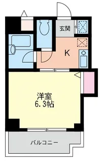 ターレットK【3階】の間取り