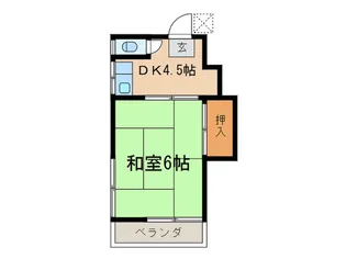 さつき荘【2階】の間取り