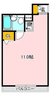 ベルシャンブル【3階】の間取り