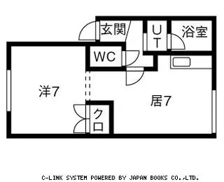 マンションむらかみ2【1階】の間取り