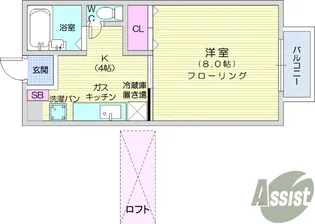 H&M HOUSE【1階】の間取り