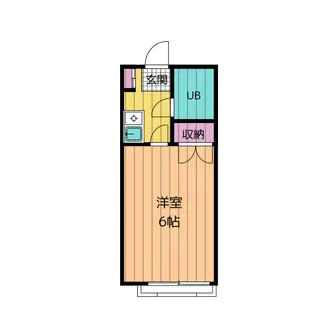 レジデンスABE【2階】の間取り