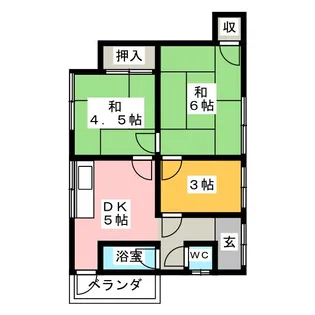 楠木住宅【2階】の間取り