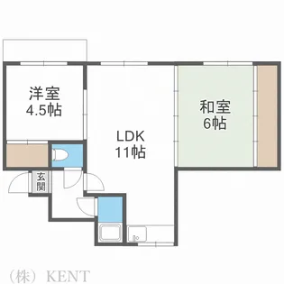 プラザ三浦【3階】の間取り