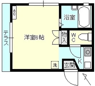 壱番館【1階】の間取り