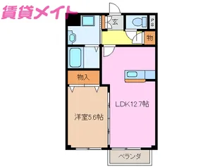 ルーチェ塚本【1階】の間取り