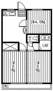 サングランデ浜【3階】の間取り