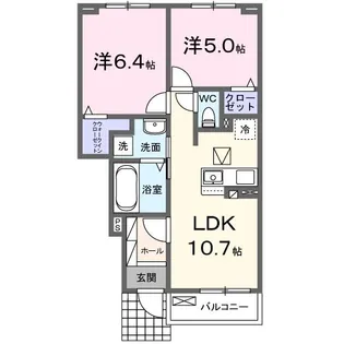 サイレンスヴィラIII【1階】の間取り